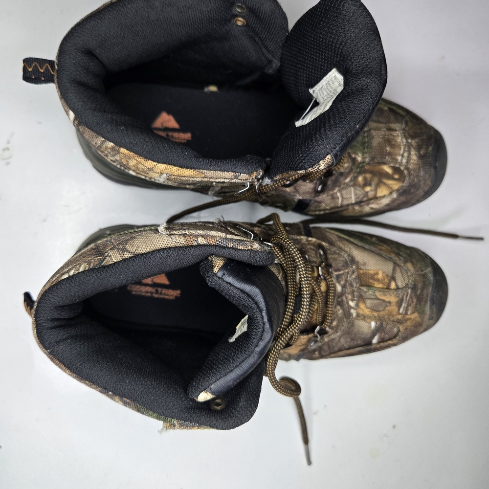 Ozark Trail Kids Boots in camo.